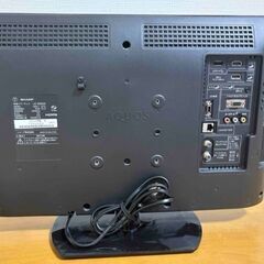 シャープ22インチテレビの画像