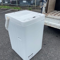 北九州市内配送無料　保証付き 2020年製　SHARP ES-GE5D-W 全自動洗濯機 ホワイト系 [洗濯5.5kg /乾燥機能無 /上開き] の画像