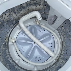 北九州市内配送無料　保証付き 2020年製　SHARP ES-GE5D-W 全自動洗濯機 ホワイト系 [洗濯5.5kg /乾燥機能無 /上開き] の画像