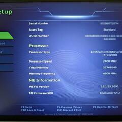 マウスコンピューター 訳あり i7-13700H Z6-I7G60SR-A GeForce RTX4060 RAM32GBの画像