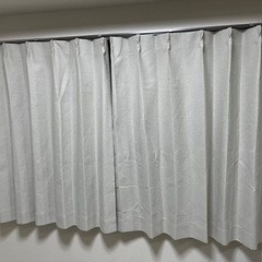 【本日中処分予定】カーテン レースカーテンセット(大窓×2小窓×1)の画像