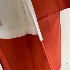 【新品未使用】正絹 小紋 灰色×白 モダンパッチワーク風 花柄 着物の画像