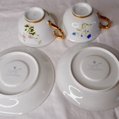 深川製磁 君島一郎 カップ&ソーサー 2客 ペアの画像