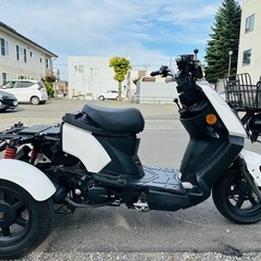 北海道　PGO 三輪トライク　50cc、125cc！鍵なし！部品取り　レストアベース！美品！ノーヘルＯＫ！書類あり！の画像