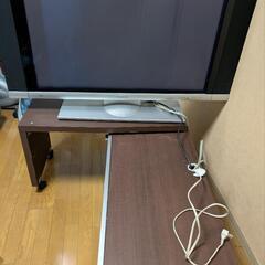 ★値下げ★9/6,7引き取りは半額にします!【完成品・TV台】移動簡単の画像