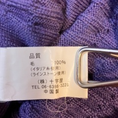 レディース　セーターＧ(シミツレあります)の画像