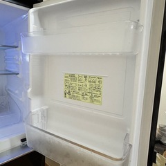 2ドア冷蔵庫　シャープ　プラズマクラスターの画像