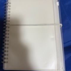 無印良品 ポリプロピレンバインダー(中身用紙付) オマケノート付の画像