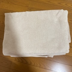 【中古品】ベージュ　無地　バスタオル　美品！の画像