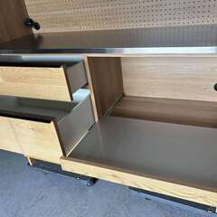 最高級 Crash Gate クラッシュゲート おしゃれキッチンカウンタートップステンレス食器棚、幅140cm Used/美品の画像
