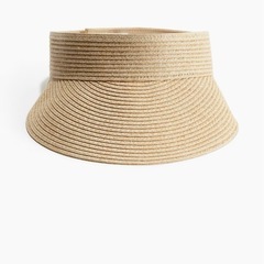H&M ストローサンバイザー ライトベージュ の画像