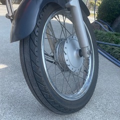 スズキ GS50赤 50cc バイクの画像