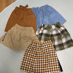 150cm 女の子　スカートまとめ売り　バラ売り可能の画像
