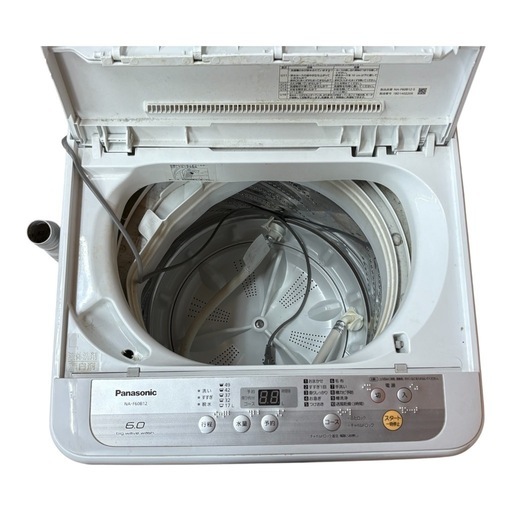 6.0kg Panasonic 2018年 NA-F60B12 縦型洗濯機