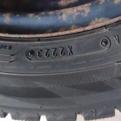 2024年製　4本セット　185/60R15 バリ山　室内保管　スズキ　スイフト　ホイールはおまけ程度曲がりありエアー漏れなしの画像