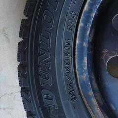 2024年製　4本セット　185/60R15 バリ山　室内保管　スズキ　スイフト　ホイールはおまけ程度曲がりありエアー漏れなしの画像