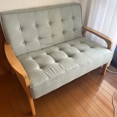 2人掛け　ソファー　の画像