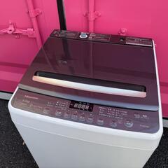 🔥SALE🔥T007★2019年製★ハイセンス　洗濯機　8KG インバーター搭載の画像