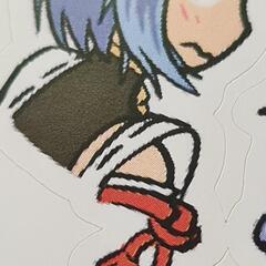 原神稲妻イラストステッカーの画像
