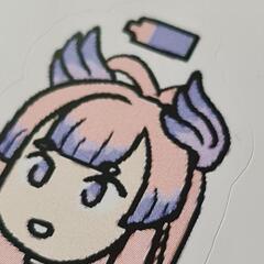 原神稲妻イラストステッカーの画像