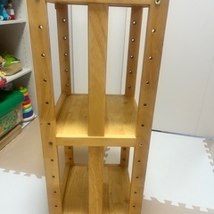 3段 木製ラックの画像