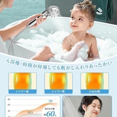 【新品未使用】シャワーヘッド マイクロナノバブル 節水の画像