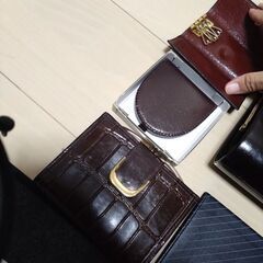 【未使用品多数】貴重なオーストリッチ含む革製品セット売り　ブランドメーカー品ノベルティの画像