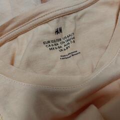 H&M ノースリーブ　橙色　130cmくらい？の画像