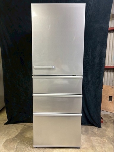 【成約済み】AQUA 4ドア冷蔵庫 AQR-36K(S) 2021年製 355L シルバー