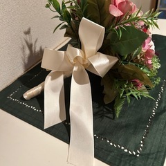 結婚式のブーケ、ブートニア　２点セット の画像