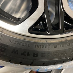 スイフトスポーツzc33s 17インチホイールセット コンチネンタル 4本セットの画像