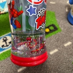スパイダーマン　スノードーム　水筒の画像