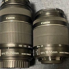 デジタル一眼レフ　キャノン　EOS KISS X7 ダブルレンズセット＋フラッシュ付の画像