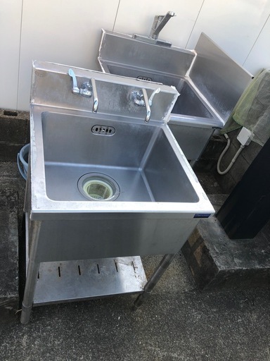 ステンレス業務用シンク　引き取り限定