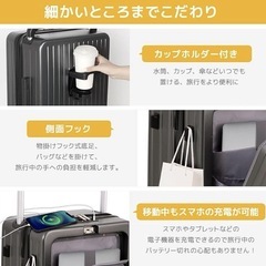 新品 スーツケース 機内持ち込み可 TSAロックの画像