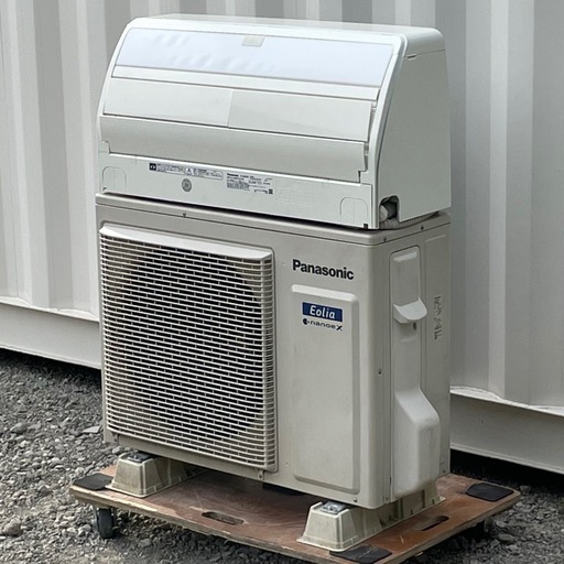 取付け可 ! !◇パナソニック エアコン 18畳用 2018年 自動お掃除 高機能　200V CS-X567C2 高圧洗浄済み ! 保