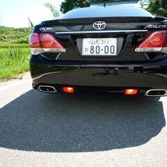 山形発”200系クラウン、🔴まもなく終了🔴4WDアスリート後期、車検あり8/3月代理出品、純正アルミスタッドレス4本付、サンルーフ車高調の画像