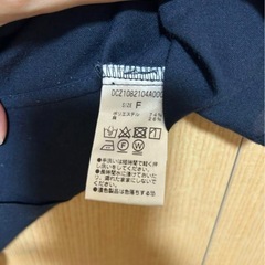 ネイビー バックリボン付き ノースリーブシャツの画像