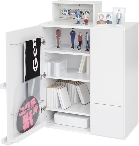 【新品未使用】LOWYA 推し活にピッタリの棚/収納棚