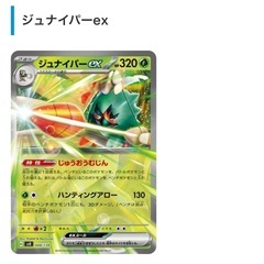 ポケモンカードゲーム　スタートデッキ　ジュナイパーexの画像