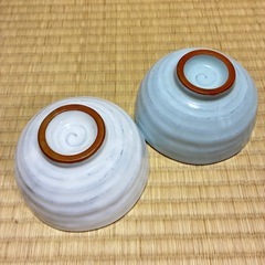 お茶碗　2つの画像