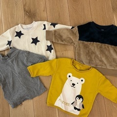 80サイズ　トレーナー　長袖　男の子1４着セットミキハウス、Nextなど 男の子の画像
