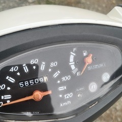 アドレスV１２５G リアボックス付きの画像
