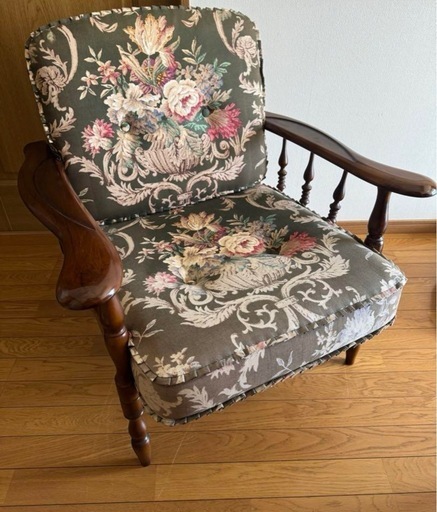 カリモク1人用椅子2脚セット