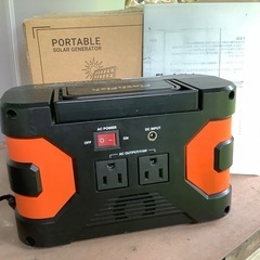 R7④中古ポータブル電源flash fishの画像
