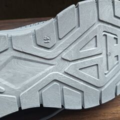 新品 25.5cm メンズ スニーカー グレー 厚底 シューズ 識別番号:【N318-S】の画像
