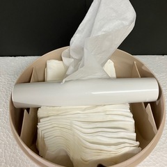 ボール型ティッシュケースの画像