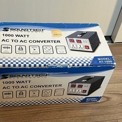 100/110V ↔︎ 220V 変圧器（最大1000W）の画像