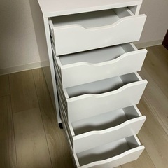 IKEA ALEX アレクス 引き出しユニット ホワイトの画像