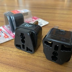 海外用変換プラグ　BFタイプの画像